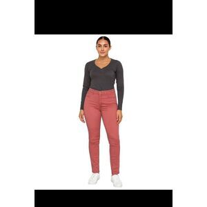 Refuge Solid Rose Pink Skinny Jeans Cotton Blend Spandex Stretchy size 6